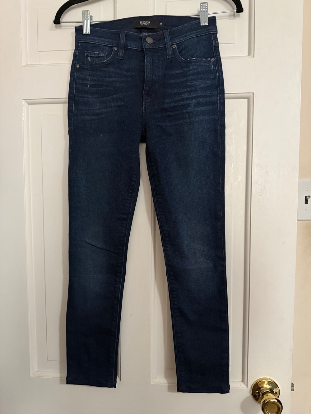 Hudson Jeans Nico Super Skinny in Dark Indigo Wash